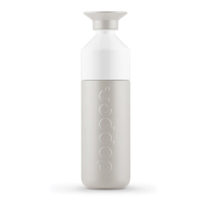 Werbeartikel Thermosflasche Dopper Insulated – pelikanrosa – mit Logodruck 580 ml doppelwandig vakuumisoliert nachhaltig für Besprechungsräume