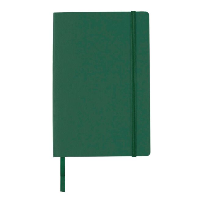 Mitarbeitergeschenk Notizbuch Mireia – grün – mit Logodruck A5 80 Blätter liniert FSC-zertifiziertes Papier nachhaltiges Journal