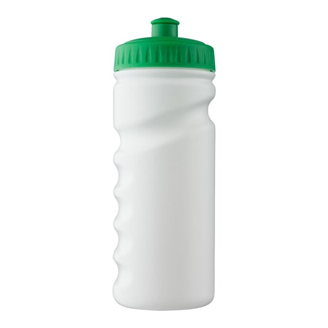 Werbeartikel Trinkflasche Livorno – grün – mit Logo bedruckt 500 ml nachhaltig auslaufsicher für Sportevents & Turniere