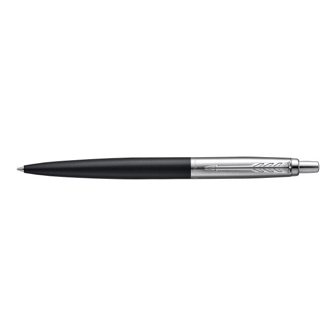 Firmengeschenk Parker Jotter XL Druckkugelschreiber – schwarz – mit Gravur blau schreibend für den Büroalltag