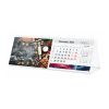 Bildkalender MagicPix Table Quer Bestseller (personalisiert) Hellgrau-rot | ohne Werbeanbringung