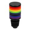 Weinstopper "Rainbow" schwarz