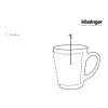 Kössinger Cosmos Tasse weiß | ohne Werbeanbringung