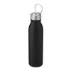 Harper 700 ml RCS-zertifizierte Sportflasche aus Edelstahl mit Metallschlaufe schwarz