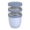 Mepal Ellipse Dreiteiliger, 500 ml + 2 x 200 ml isolierter Lunchpot blau