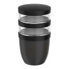 Mepal Ellipse Dreiteiliger, 500 ml + 2 x 200 ml isolierter Lunchpot Standard | schwarz | ohne Werbeanbringung | Nicht verfügbar | Nicht verfügbar