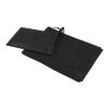 Lucas RPET Sporthandtuch 50 × 100 cm schwarz