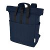 Joey 15" GRS Rolltop Laptop-Rucksack aus recyceltem Canvas 15 L Standard | tiefes blau | ohne Werbeanbringung | Nicht verfügbar | Nicht verfügbar | Nicht verfügbar