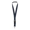 Yogi Lanyard mit abnehmbarer Schnalle Priority | navy | 1-farbiger Transferdruck | beide Bänder gleiche Logo-Ausrichtung | 280 mm x 19 mm | Nicht verfügbar