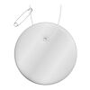 RFX™ Runder reflektierender TPU-Aufhänger weiss | Not applicable | 1-farbiger Siebdruck | Vorderseite | Ø 64 mm