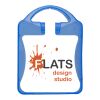 mykit, first aid, kit transparent blau | Nicht verfügbar | 1-farbiger Digitaler Aufkleber | Vorderseite | 90 mm x 127 mm