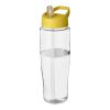 H2O Tempo® 700 ml Sportflasche mit Ausgussdeckel transparent klar-gelb | ohne Werbeanbringung | Nicht verfügbar | Nicht verfügbar
