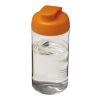 H2O Bop® 500 ml Sportflasche mit Klappdeckel transparent-orange | ohne Werbeanbringung | Nicht verfügbar | Nicht verfügbar