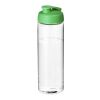 H2O Vibe 850 ml Sportflasche mit Klappdeckel weiss-grün | ohne Werbeanbringung | Nicht verfügbar | Nicht verfügbar