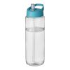H2O Vibe 850 ml Sportflasche mit Ausgussdeckel transparent klar-aquablau | ohne Werbeanbringung | Nicht verfügbar | Nicht verfügbar