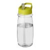 H2O Pulse 600 ml Sportflasche mit Ausgussdeckel transparent-limone | ohne Werbeanbringung | Nicht verfügbar | Nicht verfügbar