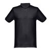 THC MONACO. Herren Poloshirt schwarz
