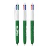 BIC® 4 Colours Wood Style Weiß-grün