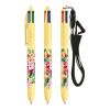 BIC® 4 Colours® Pastel + lanyard Gelb