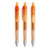 BIC® Intensity® Gel Clic Orange | blaue Tinte | 1-farbiger Siebdruck | Schaft-Gegenüber vom Clip | 16.00 mm x 40.00 mm