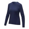 Ponoka – GOTS-Langarmshirt für Damen Standard | navy | XL | ohne Werbeanbringung | Nicht verfügbar | Nicht verfügbar | Nicht verfügbar