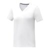 Somoto T-Shirt mit V-Ausschnitt für Damen Weiß | S