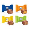 Adventskalender mit Ritter SPORT Schokowürfel, Inlay aus Papier bunt | ohne Werbeanbringung