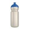Bulb Flasche B1 500 ml Mittelblau | 1-farbiger Siebdruck | Ziehverschluss | Mittelblau