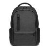 RE-BOSTON. Wasserabweisender 2Tone-Laptop-Rucksack aus recyceltem Nylon mit 210D-Fach schwarz | ohne Werbeanbringung | Nicht verfügbar | Nicht verfügbar | Nicht verfügbar
