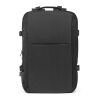 DALLAS. Hochverdichteter Reiserucksack aus recyceltem 600D-Polyester für 17.3"-Laptop schwarz | ohne Werbeanbringung | Nicht verfügbar | Nicht verfügbar | Nicht verfügbar