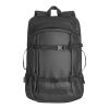 KAMPALA. Laptop-Rucksack aus 900D hochdichtem recyceltem Polyester mit wasserdichter Beschichtung und 210D Futter aus recyceltem Polyester 17'3" Schwarz | ohne Werbeanbringung