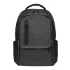 BOSTON. Wasserdichter 2Tone Nylon 17'' Laptop-Rucksack Schwarz | ohne Werbeanbringung