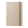 DICKINSON. A5-Notizbuch mit festem Einband, hergestellt aus Zuckerrohrpapier (80 % zuckerrohr) mit linierten Seiten Natur | ohne Werbeanbringung | Nicht verfügbar | Nicht verfügbar | Nicht verfügbar