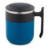 MALDINI. Reisebecher mit Innenwand aus Edelstahl und matter Oberfläche, 400 mL Blau