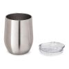RONDE. Reisebecher aus Edelstahl 400 ml Satinsilber | ohne Werbeanbringung | Nicht verfügbar | Nicht verfügbar | Nicht verfügbar
