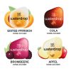 Tisch-Adventskalender Waterdrop®, Inlay aus Papier bunt | ohne Werbeanbringung
