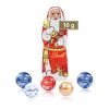Präsent "Feine Bescherung" mit Lindt Minis und Nikolaus bunt | ohne Werbeanbringung