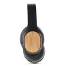 GOULD. Kopfhörer wireless und faltbar mit 4 Stunden Akkulaufzeit aus bamboe en ABS schwarz | ohne Werbeanbringung | Nicht verfügbar | Nicht verfügbar | Nicht verfügbar