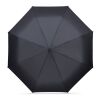 CAMILLE. Großer Regenschirm (27") aus 190T Pongee schwarz