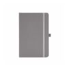 Dickens A5 Notizbuch, Hardcover aus recy. PET, 160 Seiten Grau