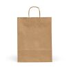 Vesuvio L braune FSC®-Kraftpapiertasche aus Recyclingpapier, 115g/m² Beige | ohne Werbeanbringung | Nicht verfügbar | Nicht verfügbar | Nicht verfügbar