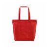 Illimani Einkaufstasche aus recy. Baumwolle, 360g/m², 65cm Henkel Rot