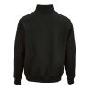 Malibu Sweatshirt mit 1/4-Reißverschluss. Bio-Baumwolle, recy. Baumwolle und rPET Schwarz | ohne Werbeanbringung | Nicht verfügbar | Nicht verfügbar | Nicht verfügbar