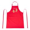 *Christmas* Baumwollschürze Rot | Lebkuchenmann | 4C DTF Transfer