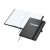 Notizbuch Hardcover Black-Book Ausstattung schwarz Schwarz | DIN A5 | ohne Werbeanbringung | Punktraster | Siebdruck-Digital inkl.