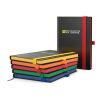 Notizbuch Hardcover Color-Book Ausstattung farbig Gelb | ohne Werbeanbringung | Punktraster | Siebdruck-Digital inkl.