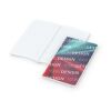 Notizbuch Copy-Book Umfang klein Karton-Softcover individuell bedruckt glänzend | 94 × 152 mm / Winkelkaro