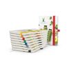 Notizbuch Match-Book Papier-Hardcover individuell bedruckt Gelb | DIN A4 | ohne Werbeanbringung | matt | Cremefarben/Winkelkaro
