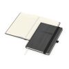 Notizbuch Mind-Book Kunstleder-Hardcover genarbt-farbig Anthrazit | DIN A5 | ohne Werbeanbringung
