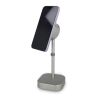 Xoopar Mojiu Smart Tischlampe mit Sprachsteuerung Hellgrau | Gravur | Oberkante, Lasche | Ø 55 mm